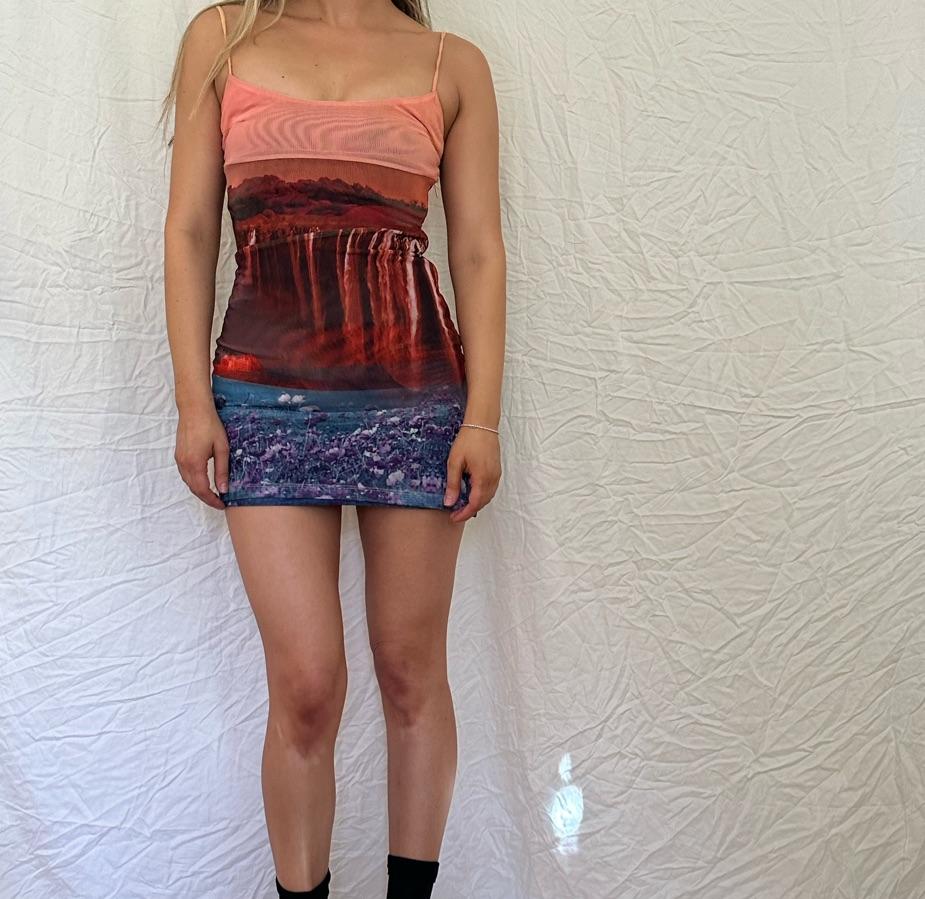Miaou Anya Mesh Mini Dress — photo 2 of 3