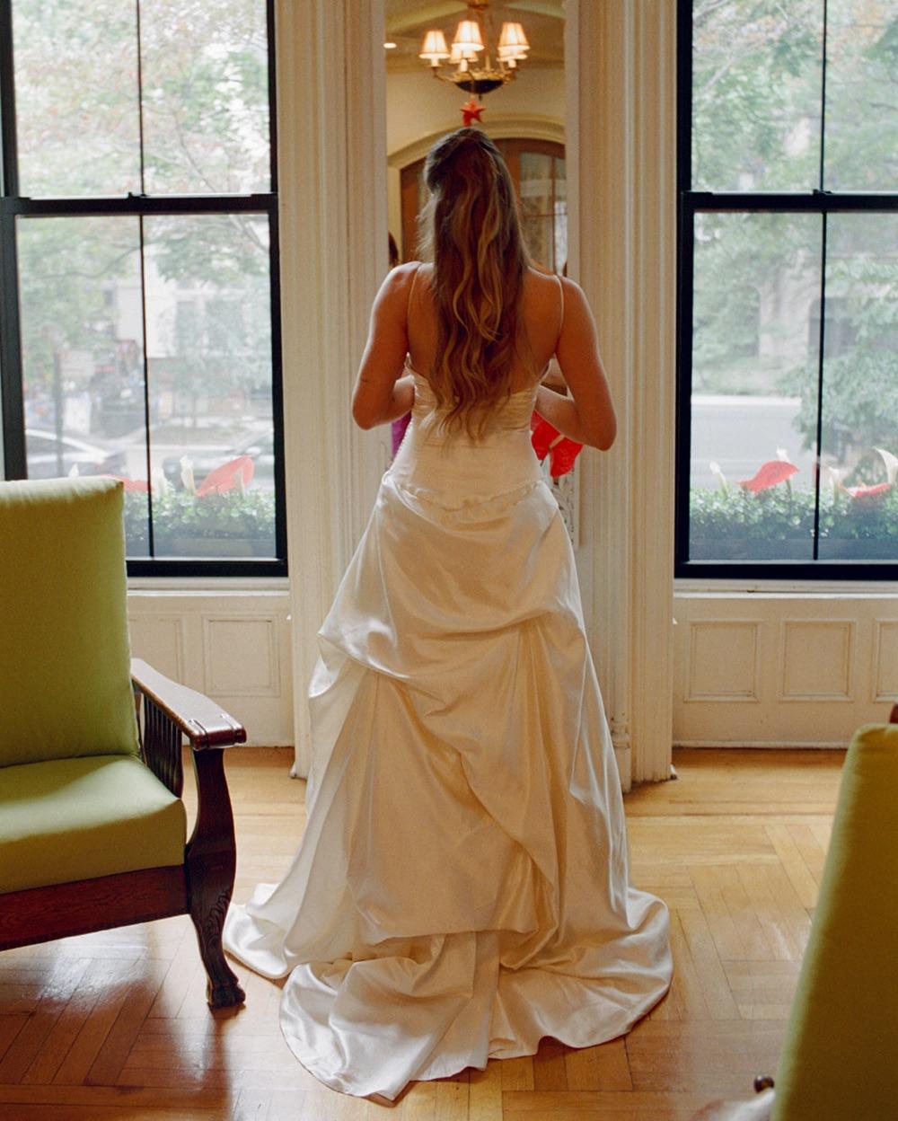 90s Reem Acra Wedding Dress — photo 3 of 5