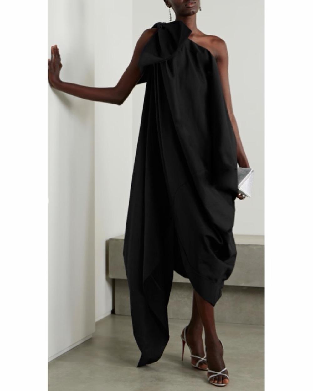 Christopher John Rogers Black Dress