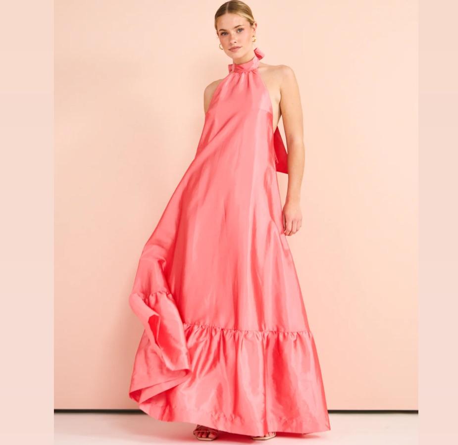 Hansen & Gretel Gateau Halter Gown — photo 1 of 3