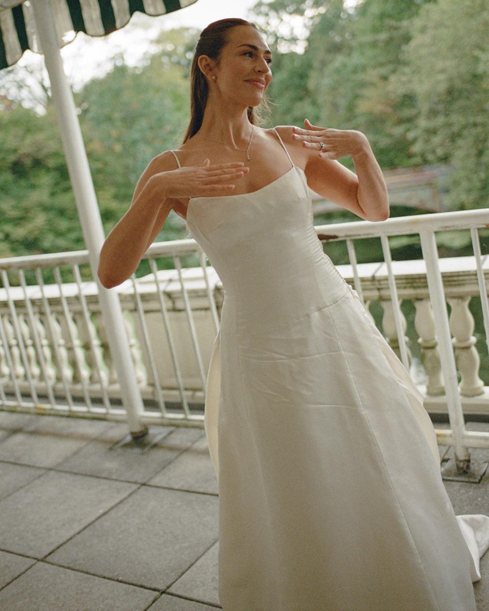 90s Reem Acra Wedding Dress — photo 1 of 5