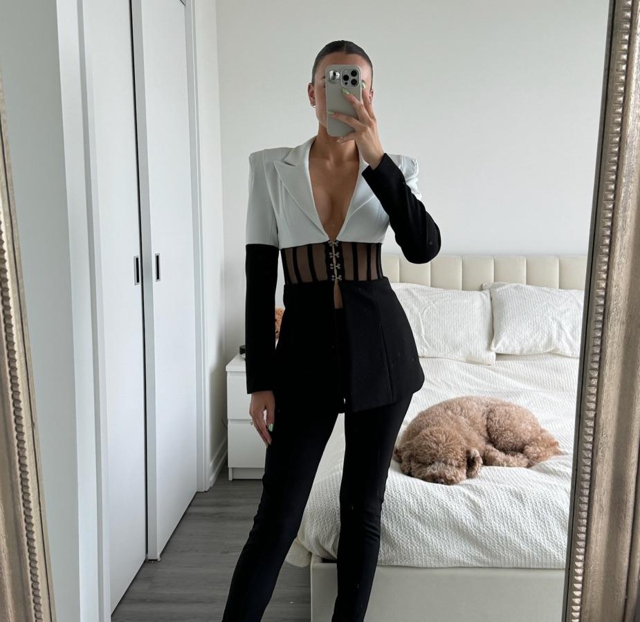 Eliya the Label corset blazer set 