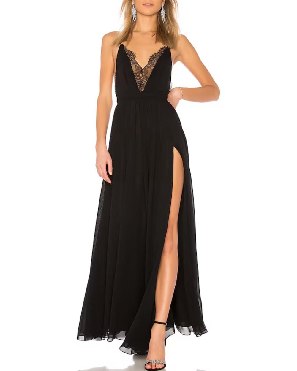 Michael Costello X REVOLVE chiffom gown