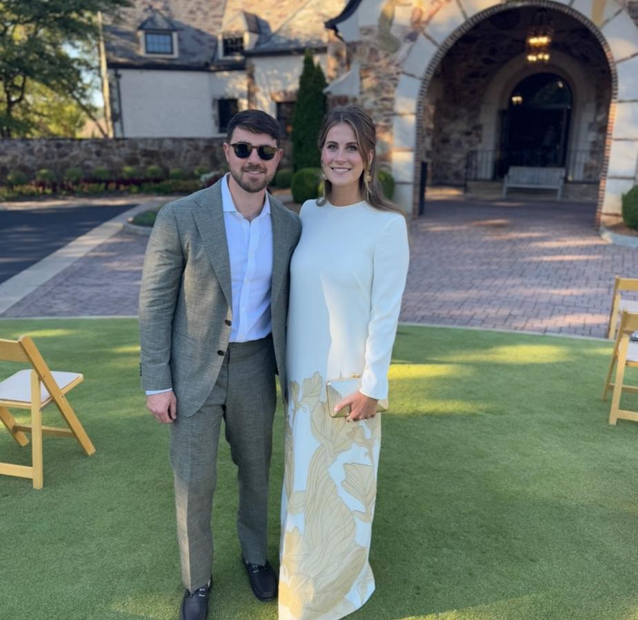 Costarellos Ivory Gown