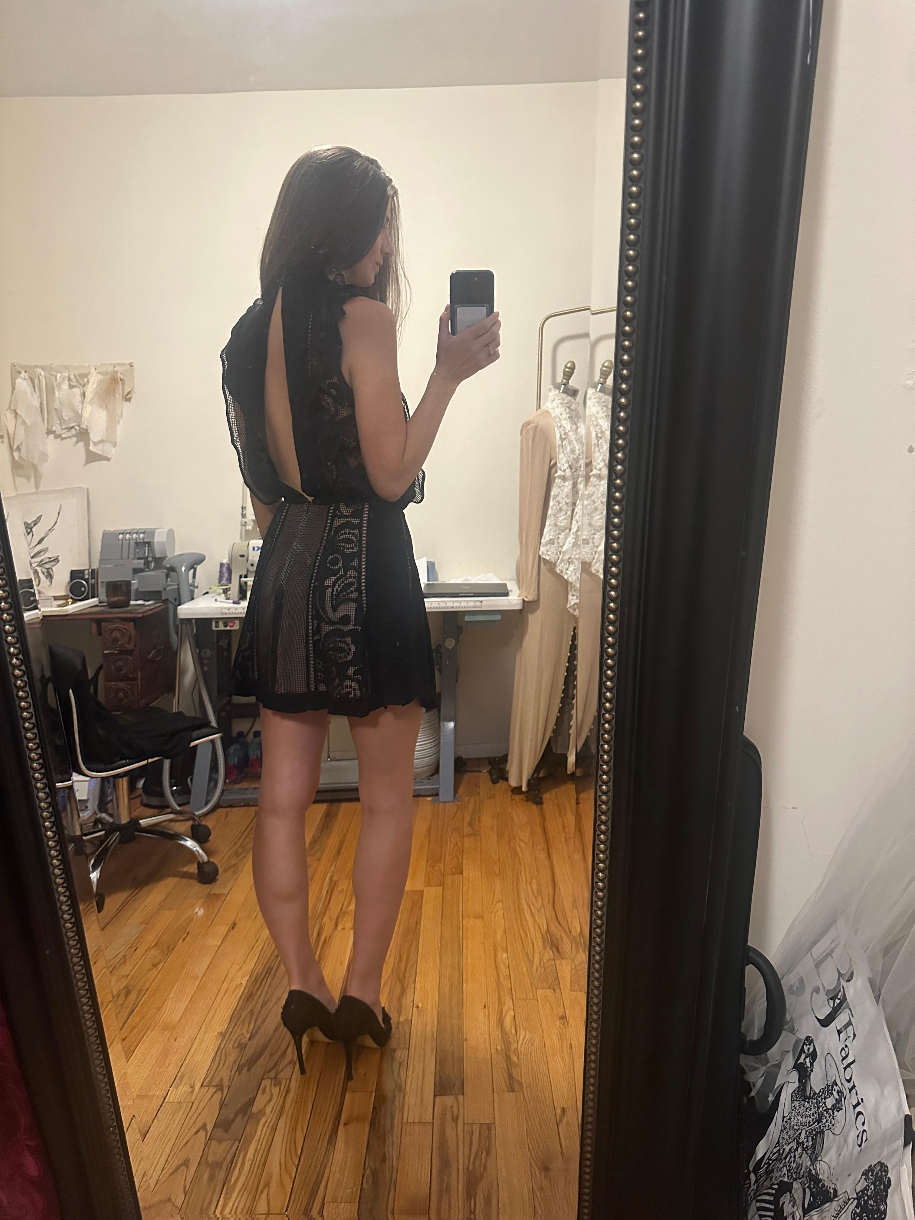 Alexis Black Lace Dress — photo 2 of 6