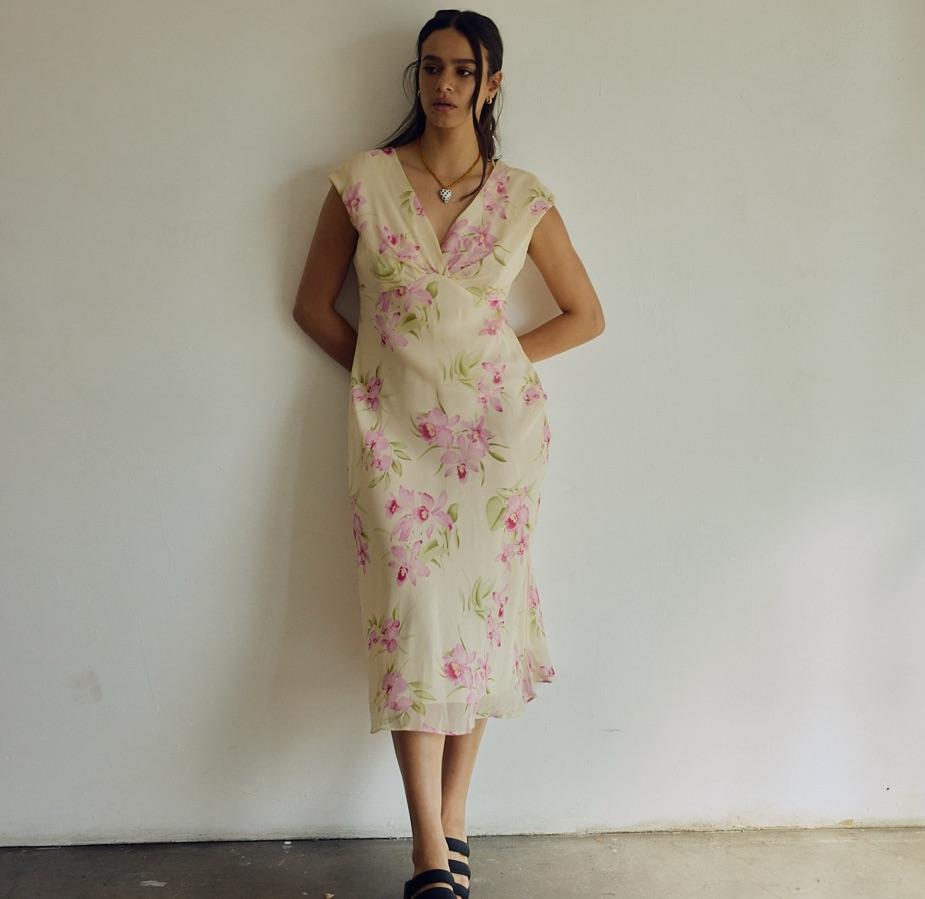 Vintage Floral Dress — photo 2 of 3