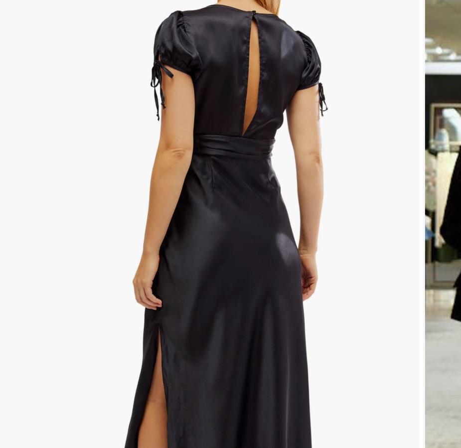 Cooper Embroidered Satin Maxi — photo 3 of 5