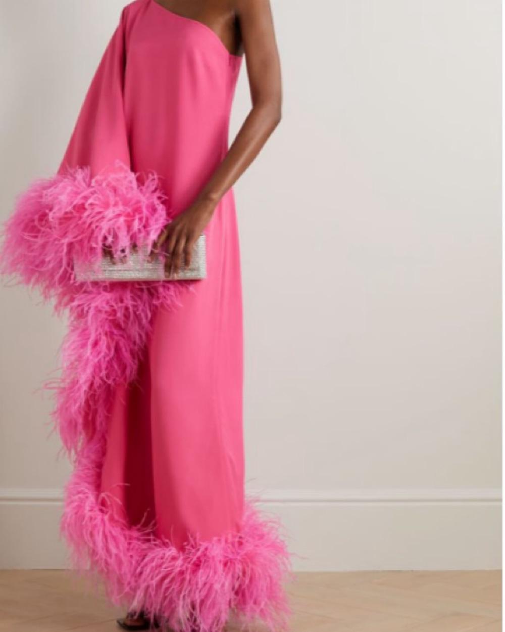 Taller Marmo Ubud Feathered Dress