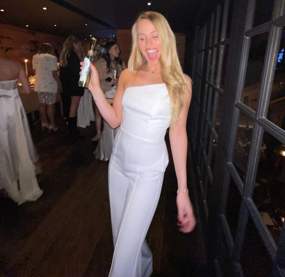 Milly White Jumpsuit — photo 3 of 4