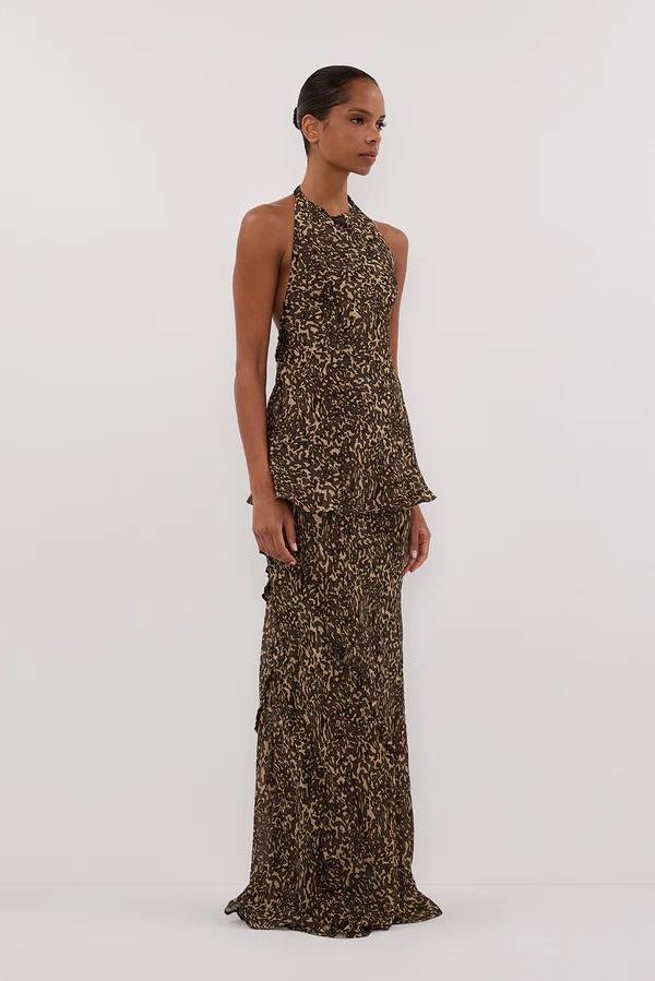 Marvilla Choc Halter Top and Skirt — photo 3 of 5
