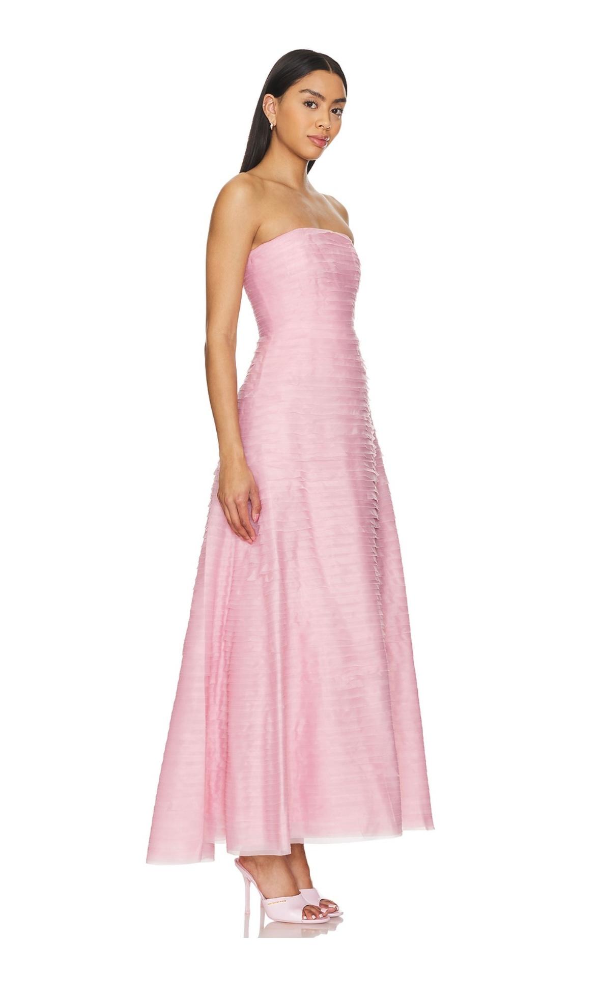 Aje Soundscape Maxi Dress - Chalk Pink — photo 2 of 5