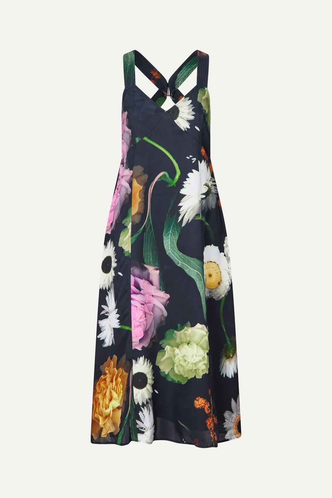 SGJODIE DRESS - SCANNED FOLIAGE — photo 1 of 3