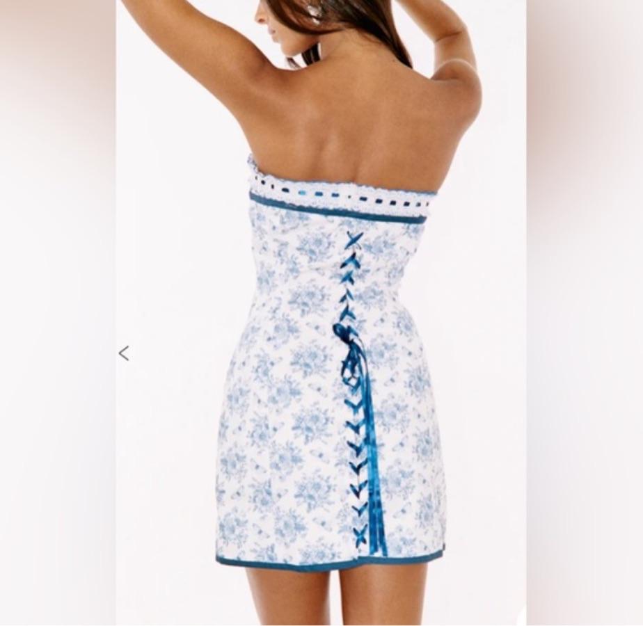 With Jean corset mini dress — photo 3 of 3