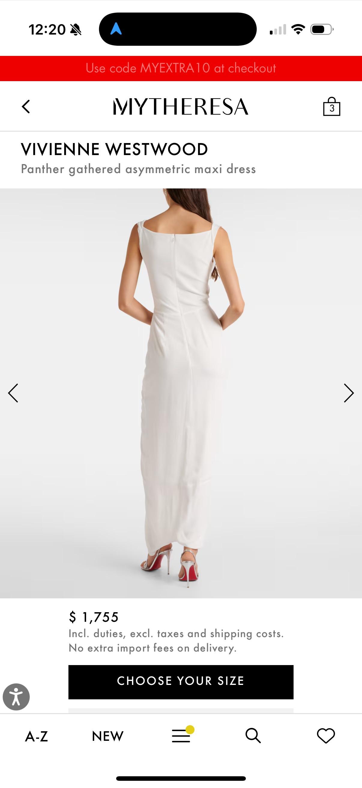Vivienne Westwood Asymmetric Maxi Dress — photo 2 of 4