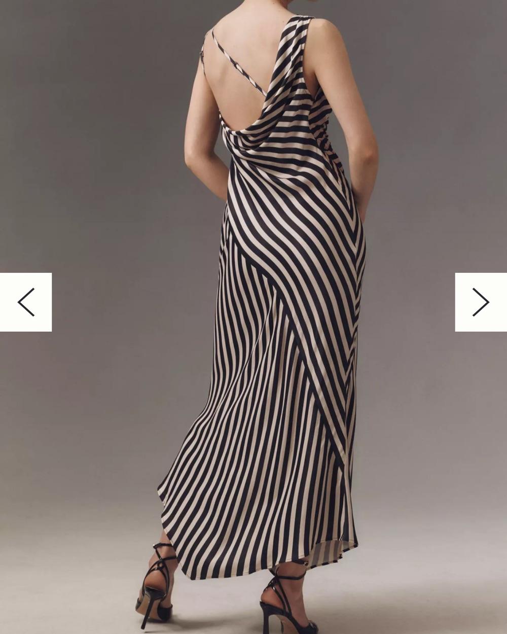 BHLDN Carissa Cowel Neck midi dress  — photo 3 of 3