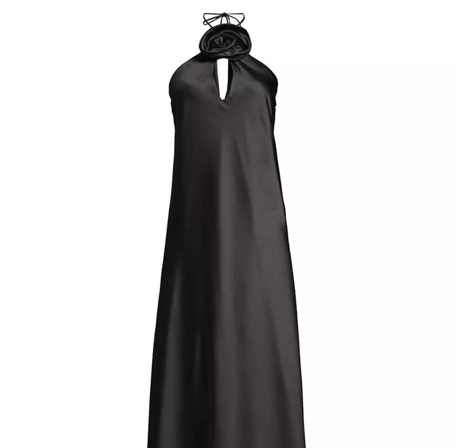 Delfi Bianca Satin Dress — photo 3 of 3