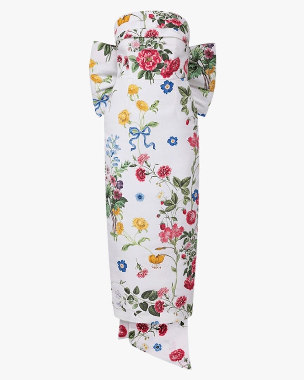 Alexia Maria Floral Strapless Dress — photo 1 of 2