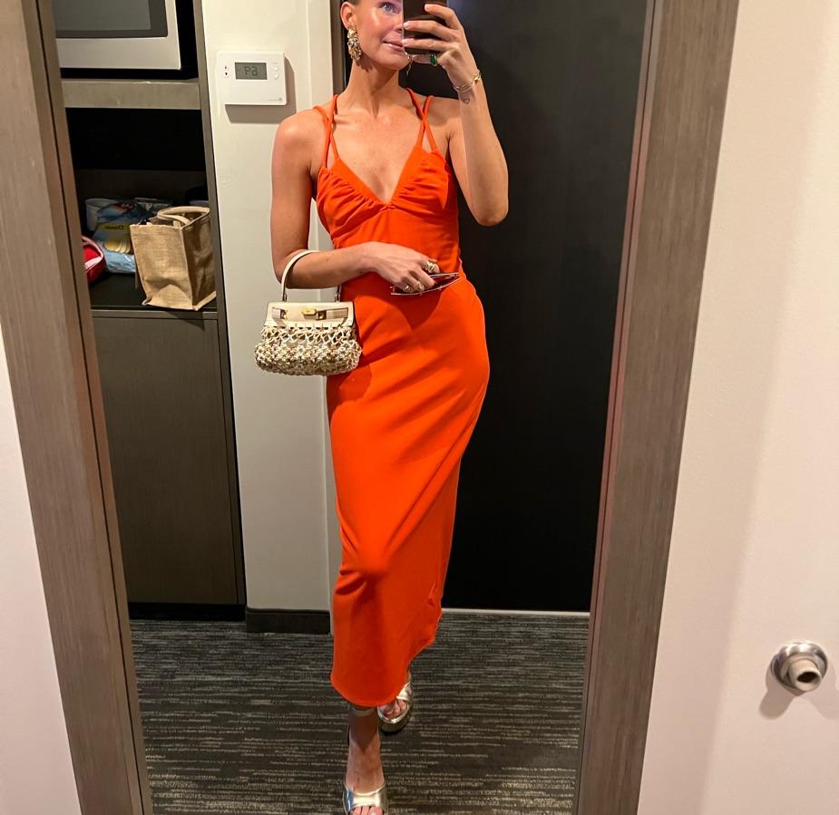 Tanya Taylor Dasha Styled Back Maxi Dress