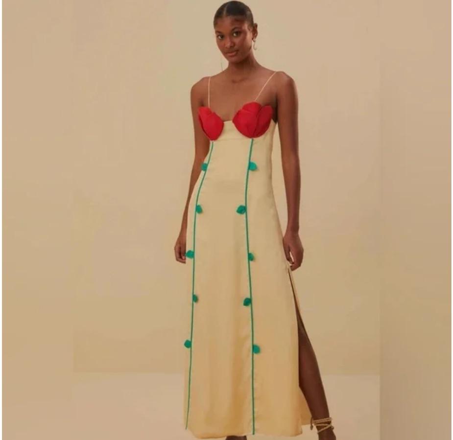 Farm Rio rose dress — photo 2 of 4