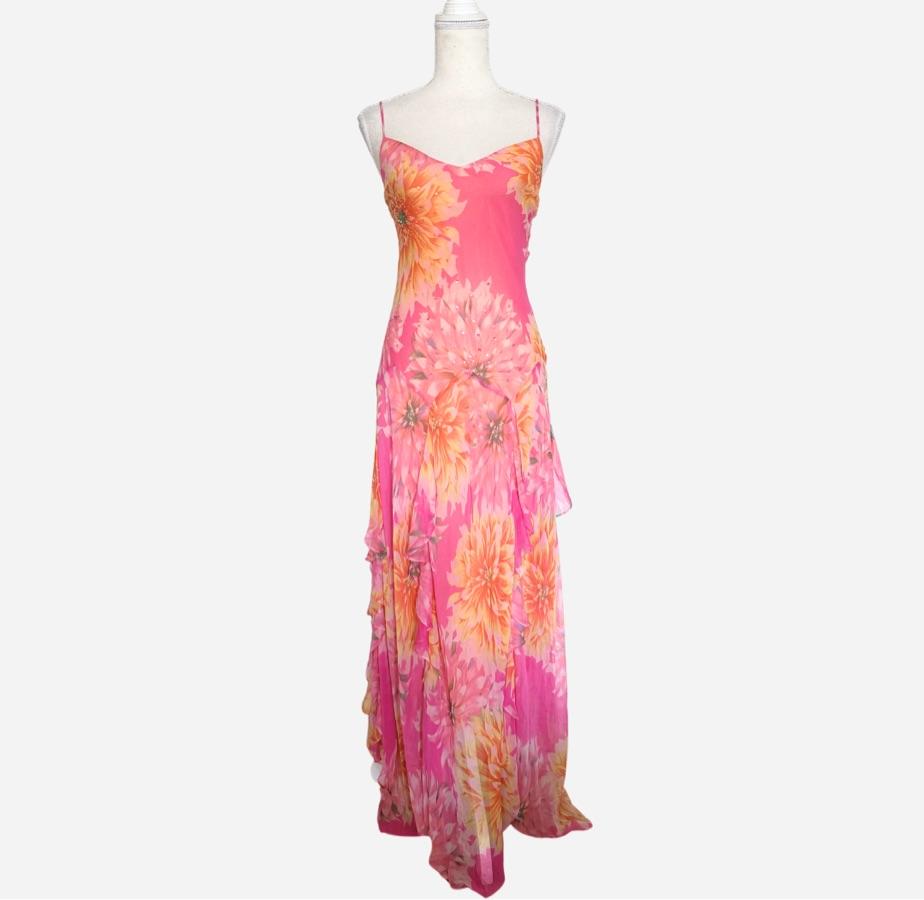 Vintage Silk Floral Dress   — photo 1 of 5