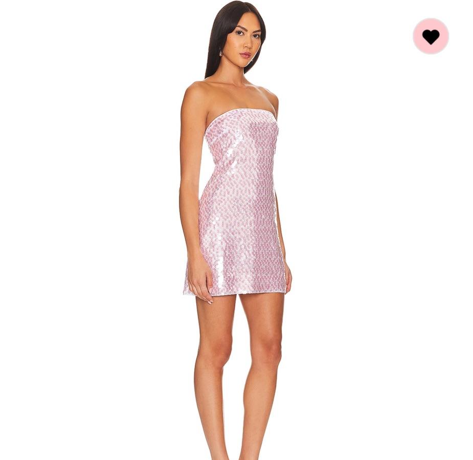 Susana Monaco Sequin Tube Dress in Ballet Slipper  — photo 2 of 5