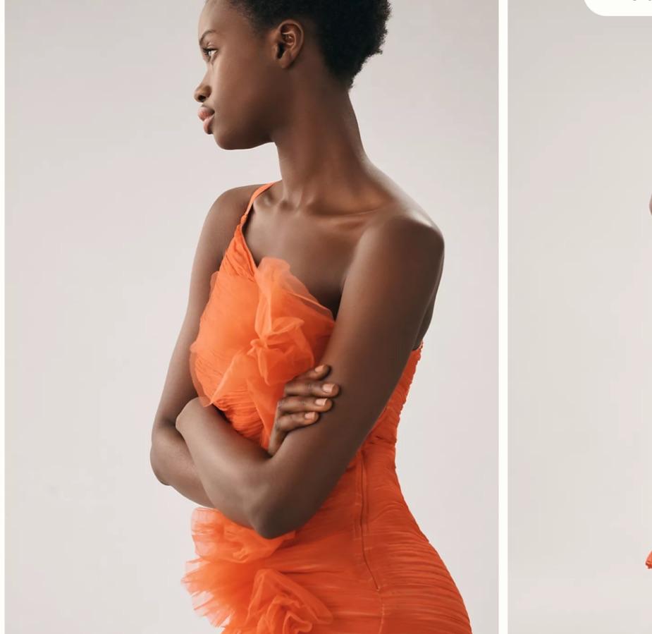 Vineet Bahl Ruched Dress — photo 3 of 5