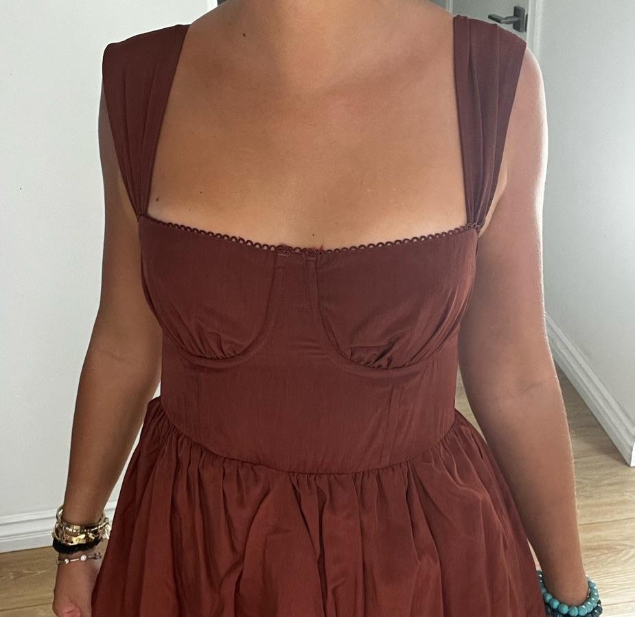 WeWoreWhat Corset Poplin Dress — photo 3 of 4