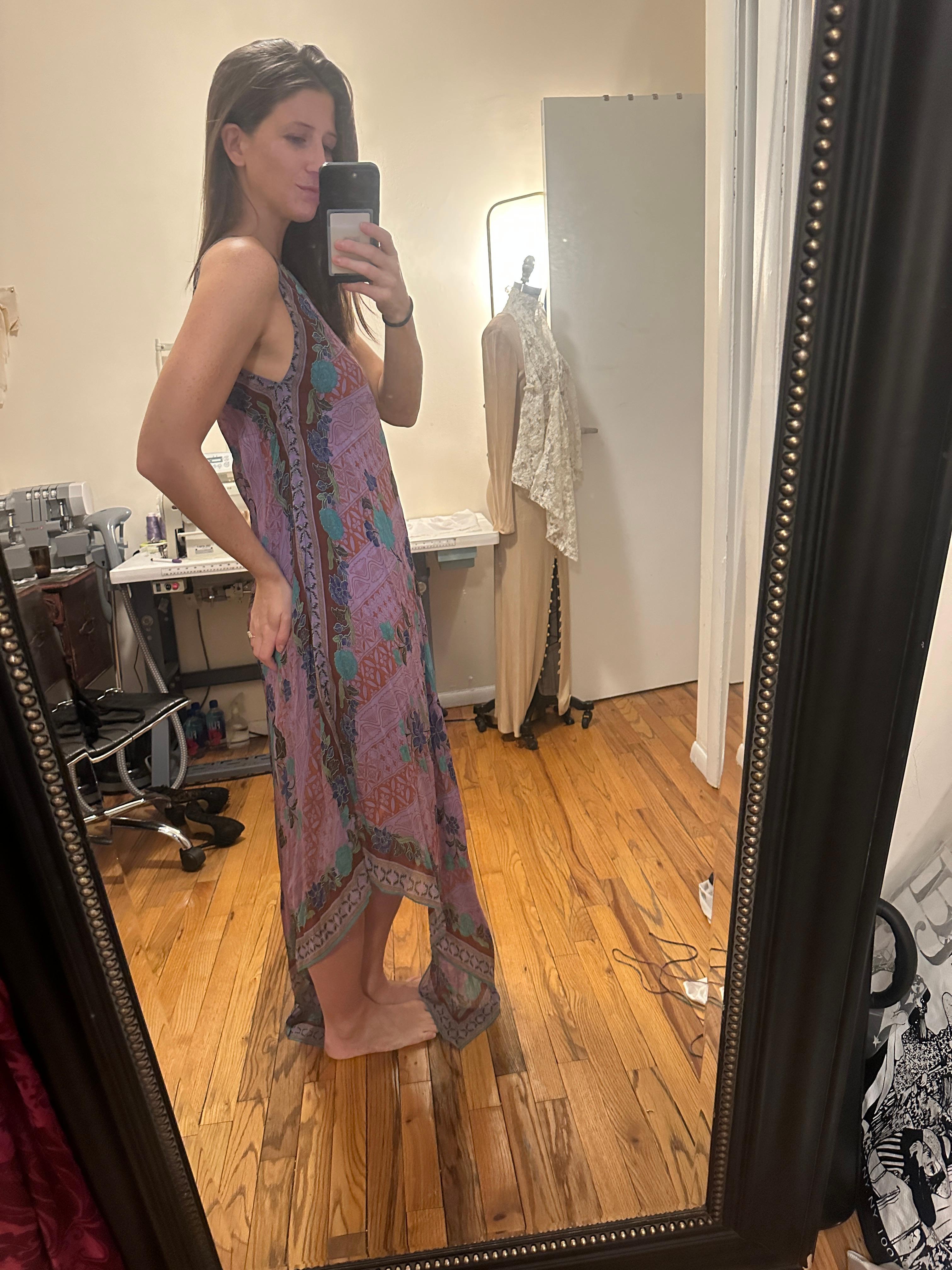 Nicole Miller Floral One-Shoulder Dress — photo 4 of 6