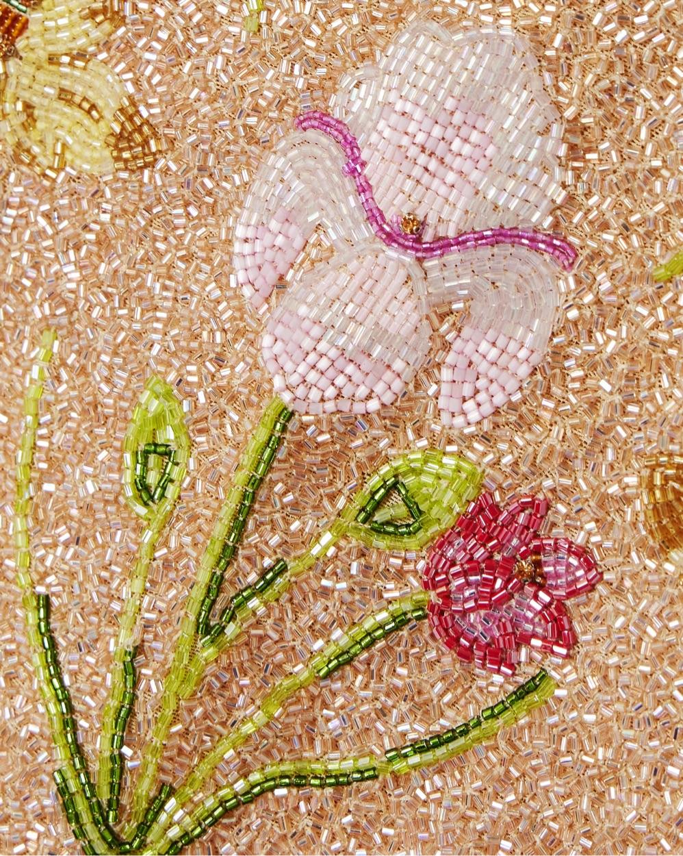 Clio Peppiatt Marie Beaded Mini Dress: M — photo 4 of 4