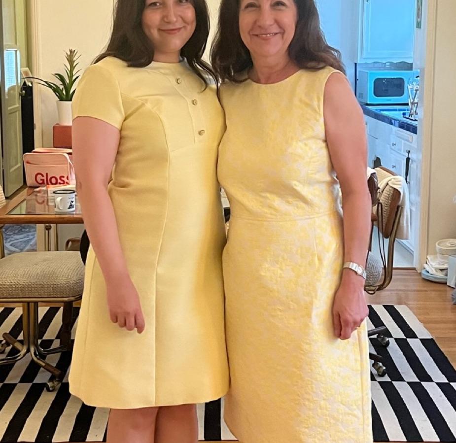 Vintage yellow dress  — photo 2 of 3