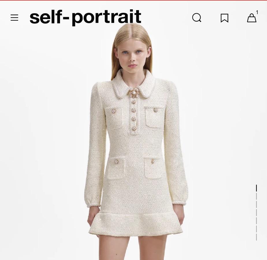 Self Portait Mini Tea Dress  — photo 2 of 2