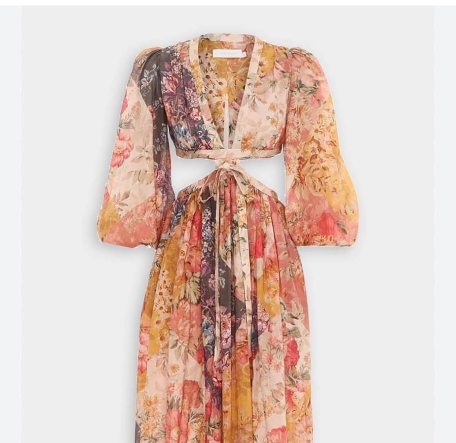 Zimmermann patch floral dress — photo 3 of 4