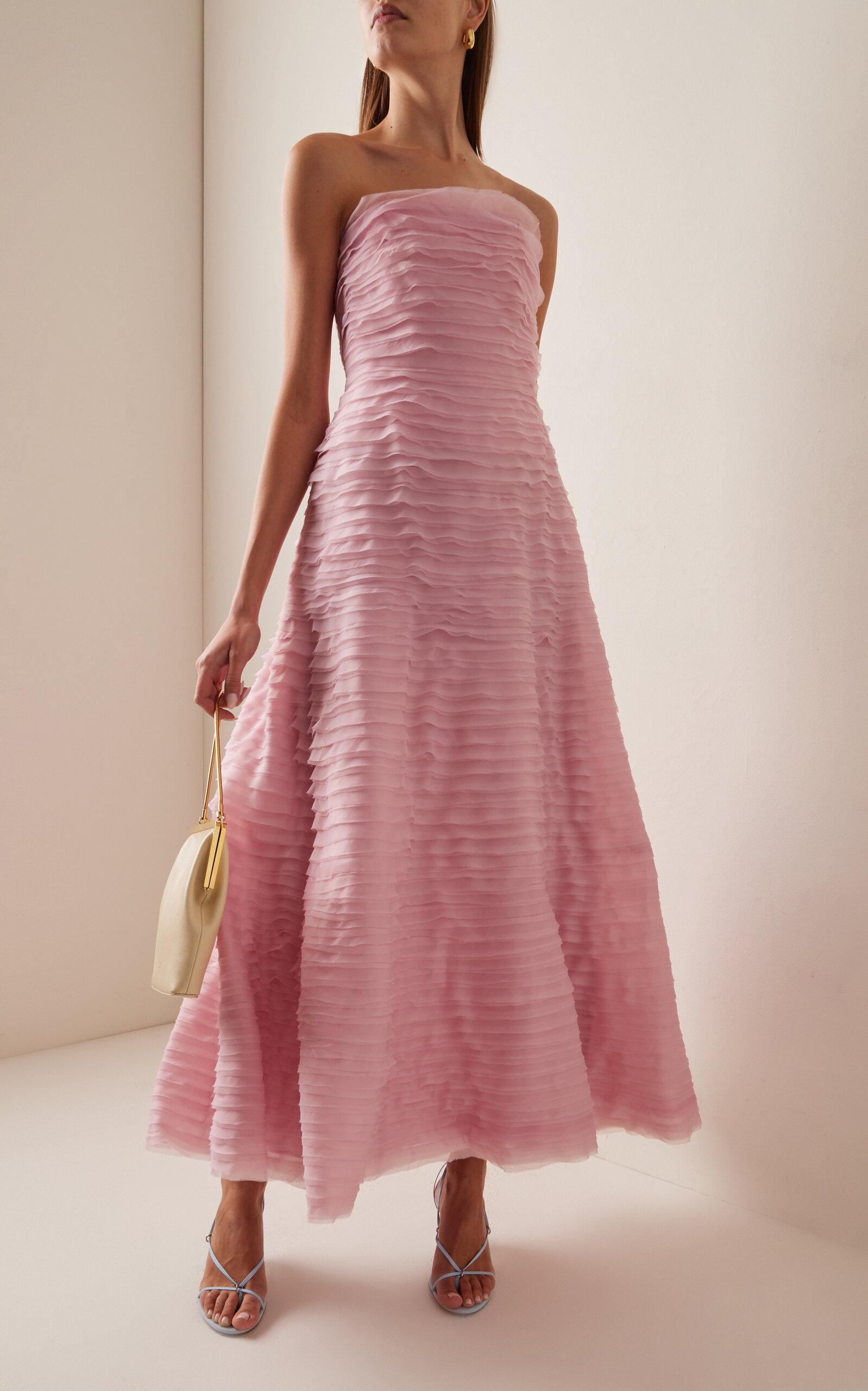 Aje Soundscape Maxi Dress - Chalk Pink — photo 5 of 5
