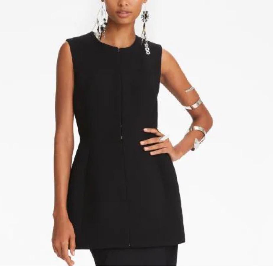 Tory Burch hook-and-eye tunic