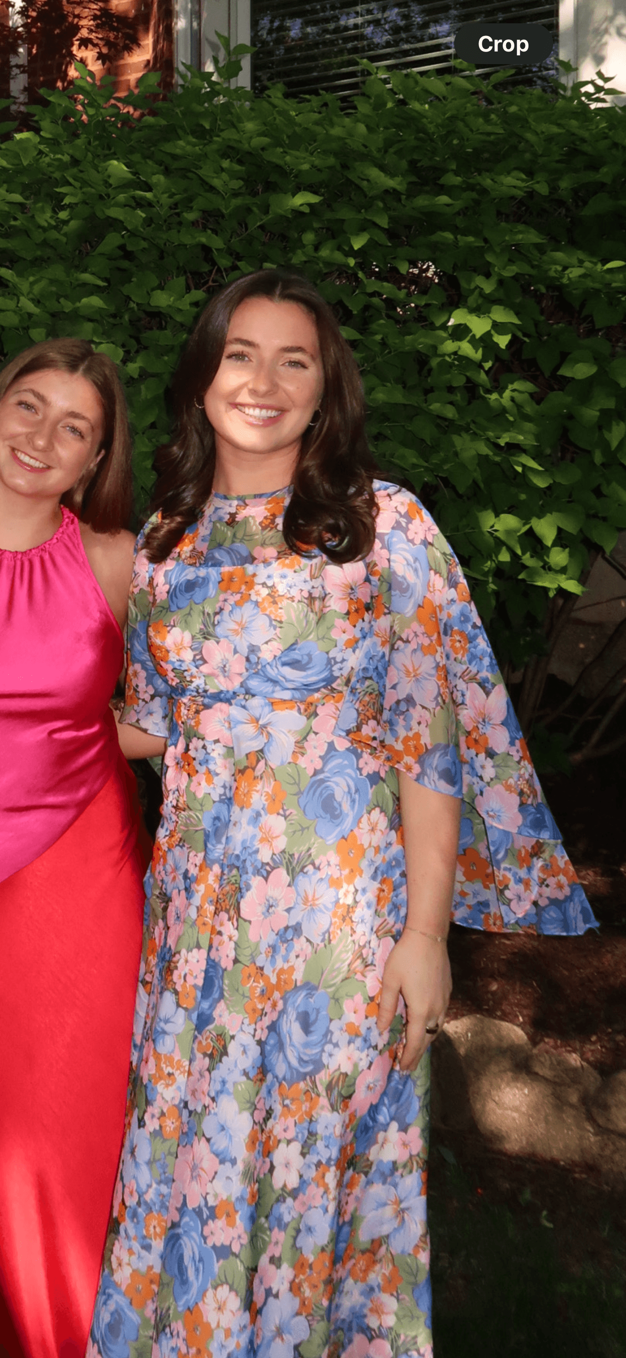 Vintage Floral Drape Seeve Dress — photo 1 of 4