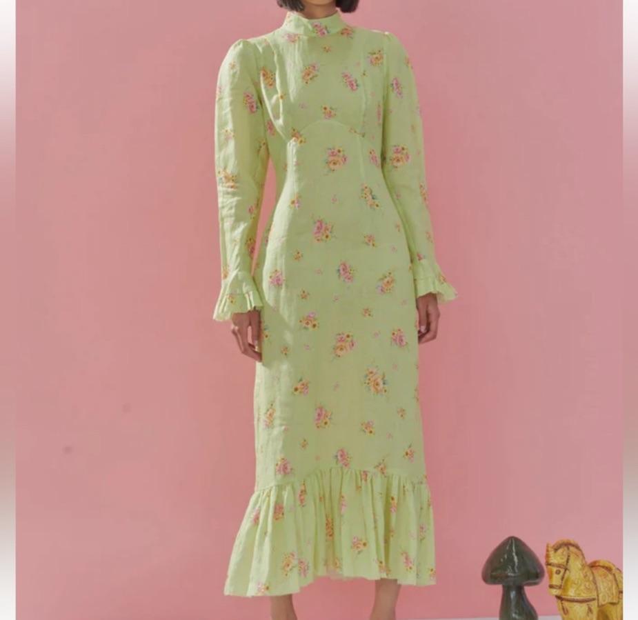 Alemais clementine midi dress  — photo 2 of 3