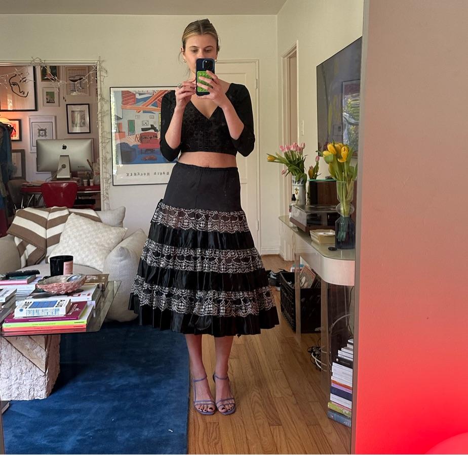 Vintage flamenco skirt   — photo 2 of 2