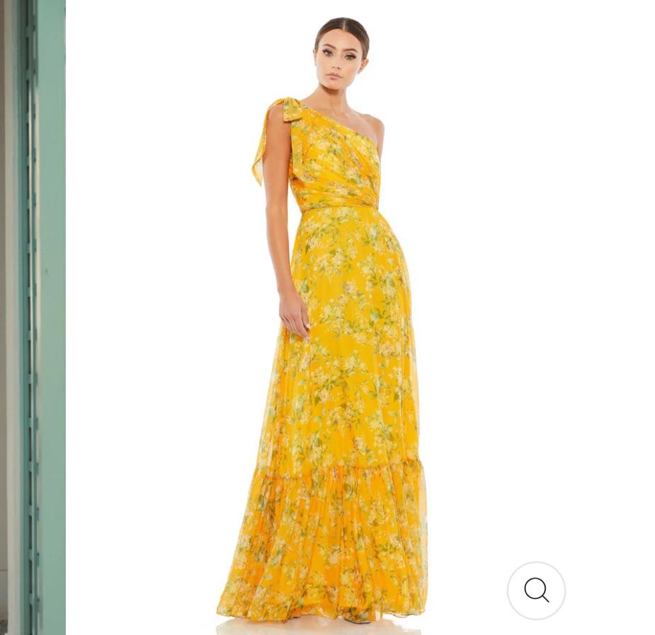 Mac Duggal One Shoulder 