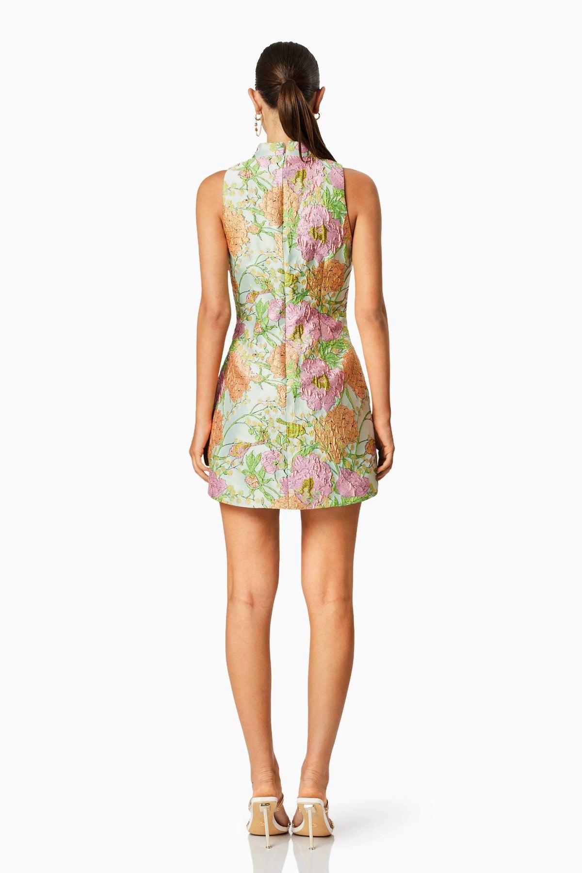 ELLIATT Sunbeam Mini Dress In Florals — photo 3 of 5