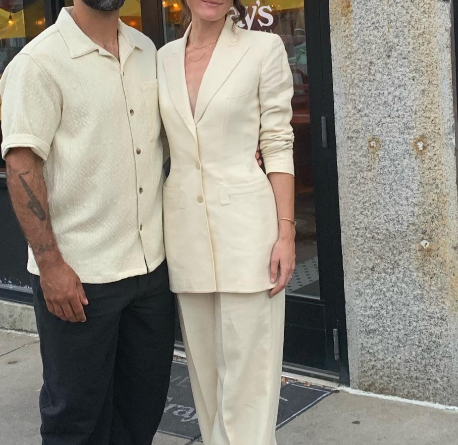 Vtg Mugler Ivory Pantsuit — photo 5 of 5