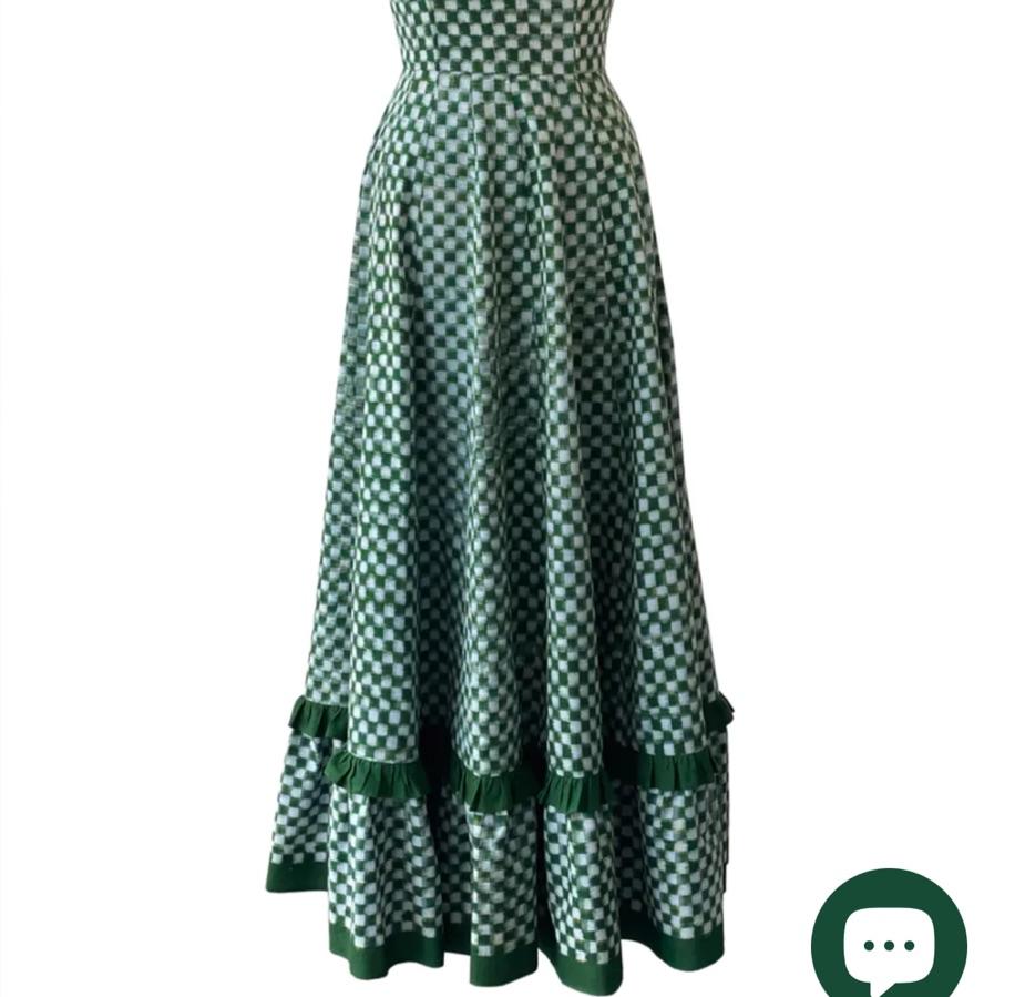 Checkmate Green Couper dress  — photo 2 of 4