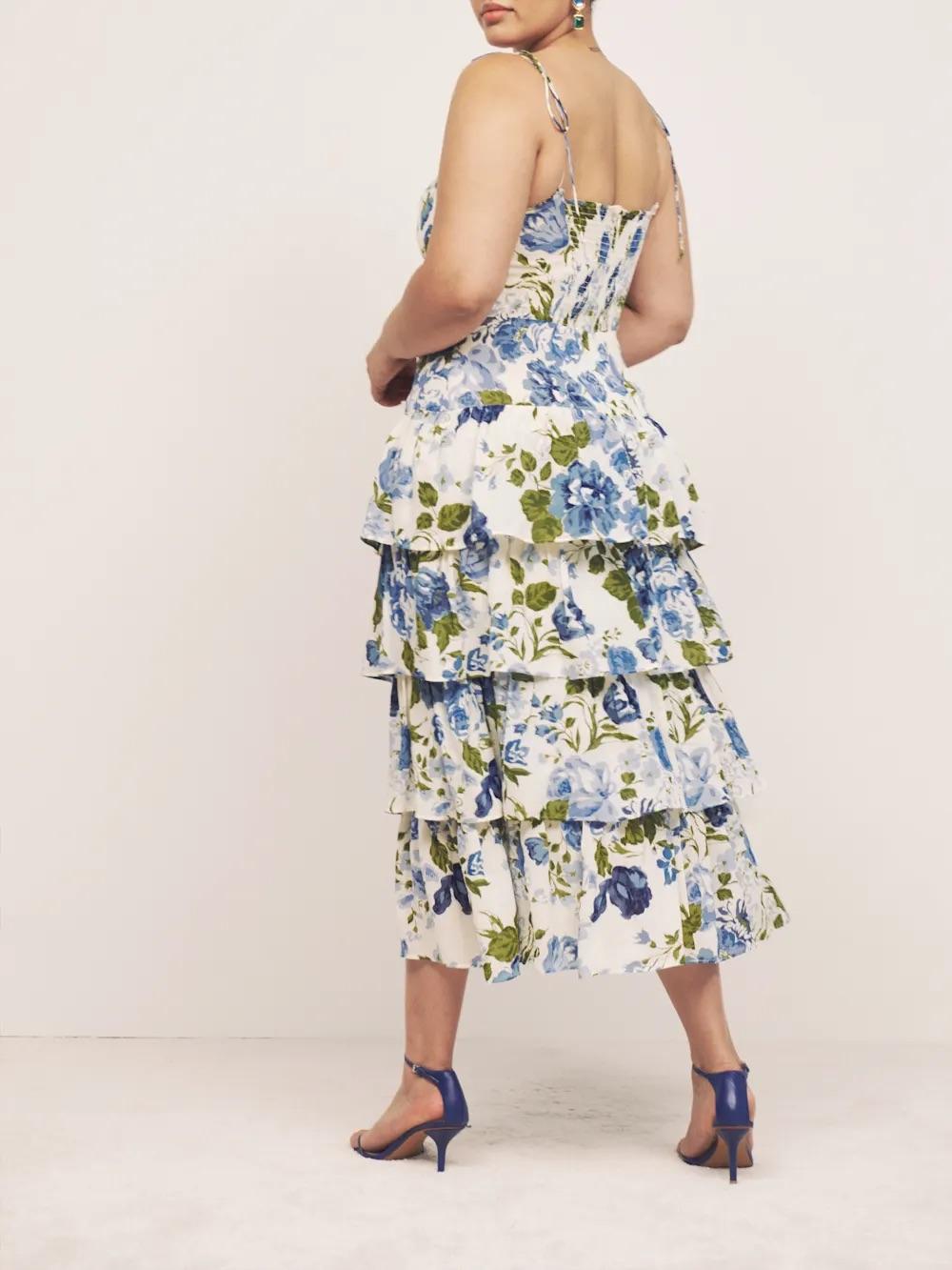 Kesia Floral Tiered Dress — photo 3 of 4