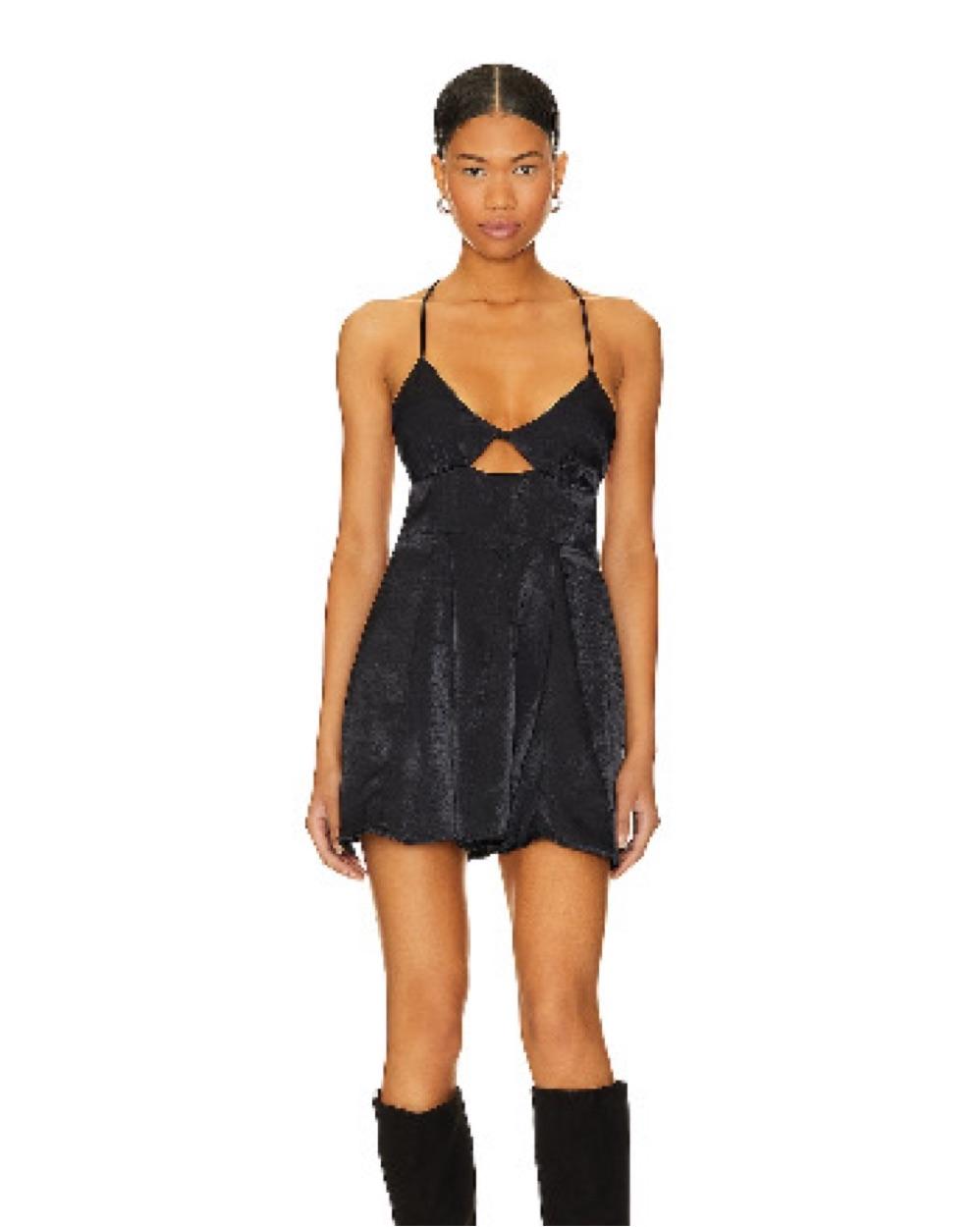 Free people black mini dress  — photo 3 of 3