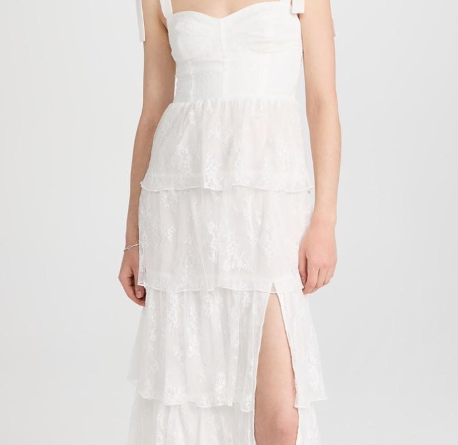 Wayf Aria Midi Tiered Dress  — photo 2 of 5