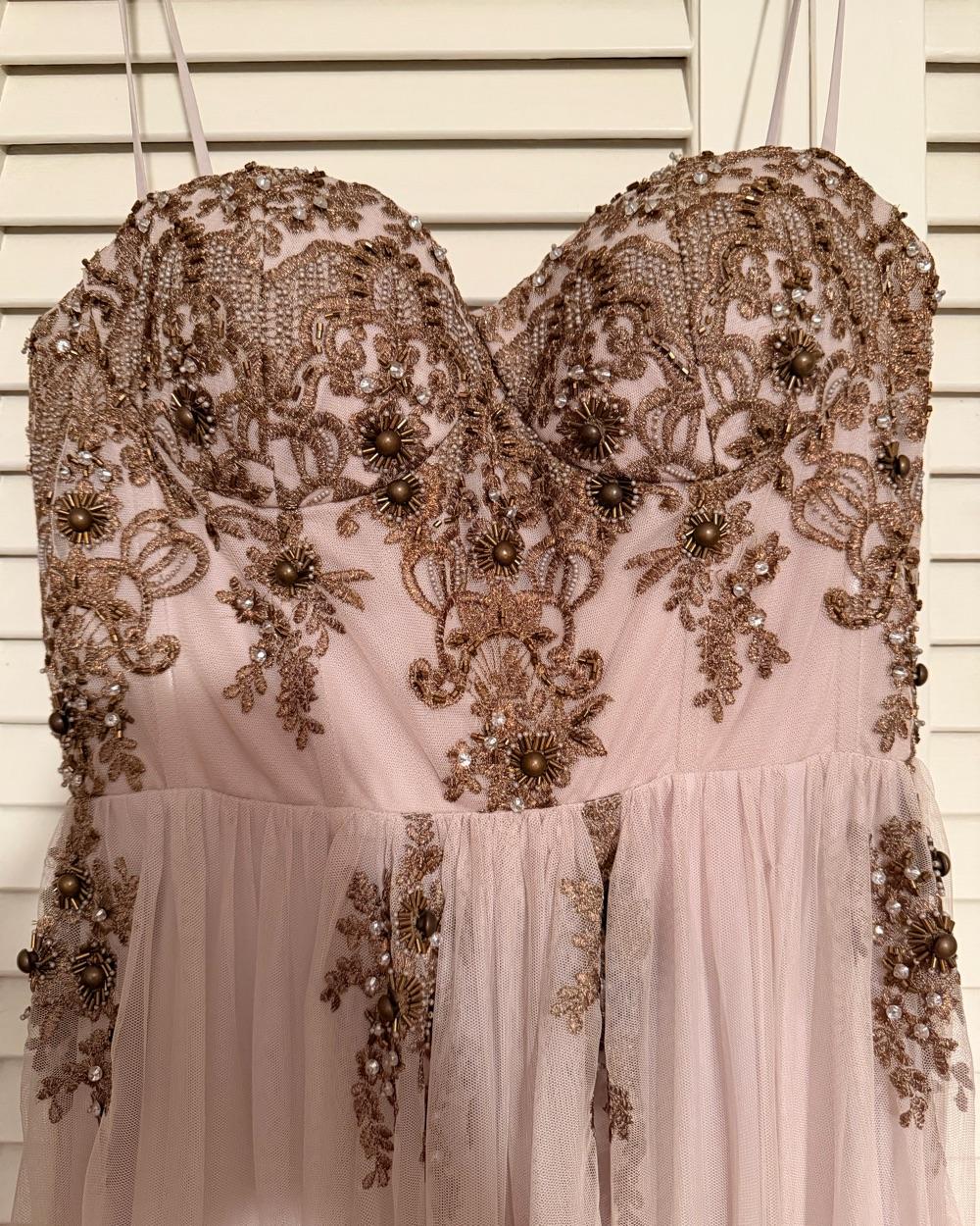 BHLDN Balconet Beaded Gown — photo 2 of 5