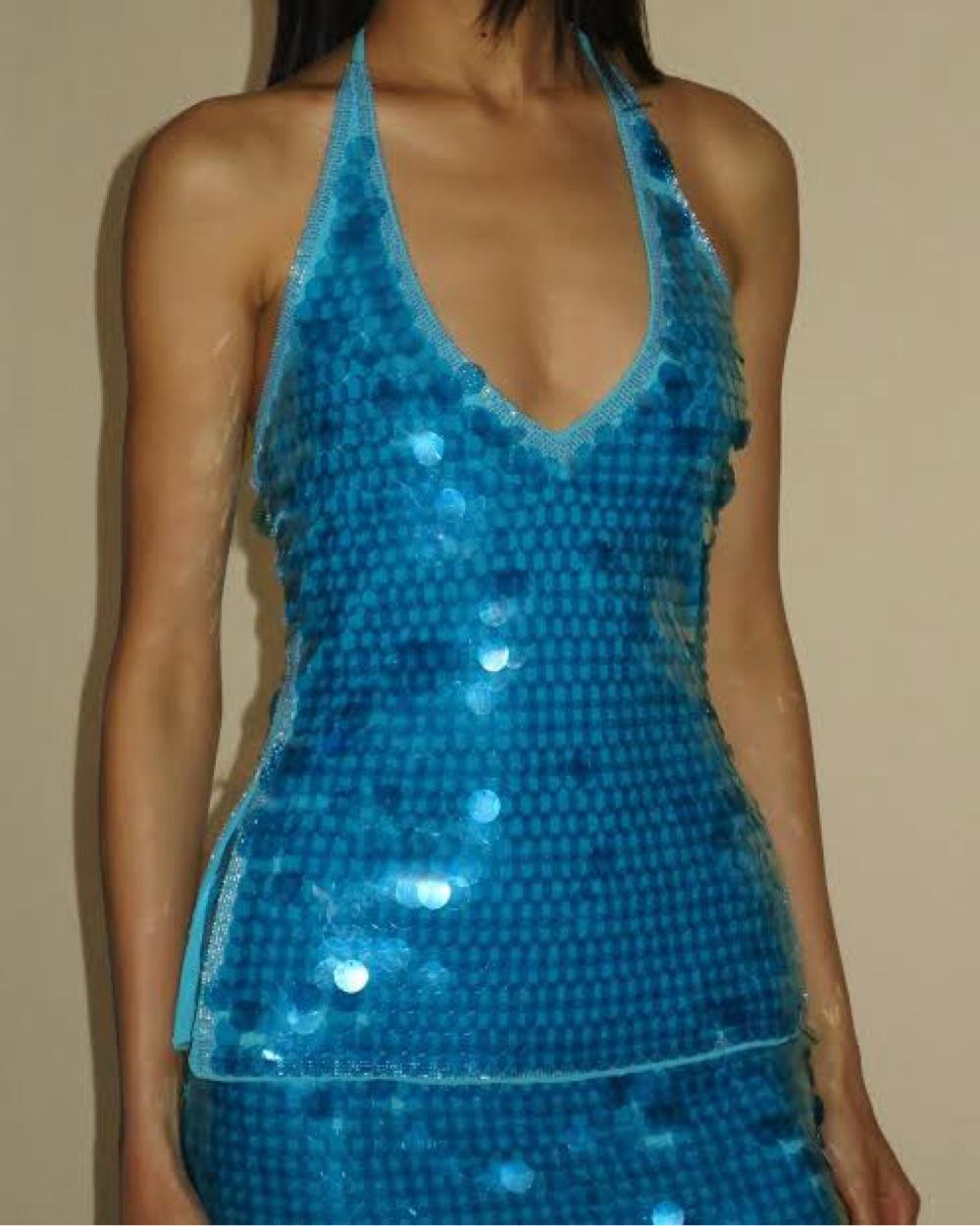 Guizio blue paradise sequin set — photo 4 of 4