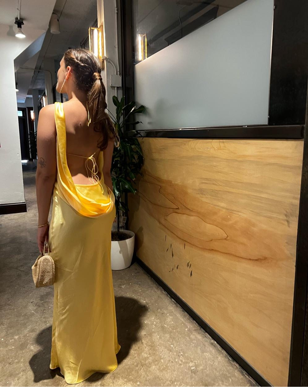 Anjea Maxi Dress In Yellow — photo 4 of 6