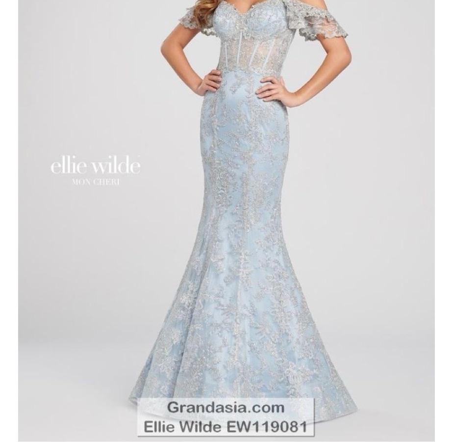 Ellie Wilde Baby Blue Gown — photo 1 of 2