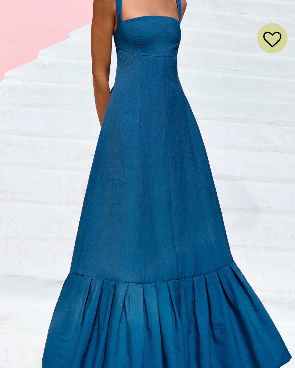 Couple Ocean Tie Back Gown — photo 3 of 5