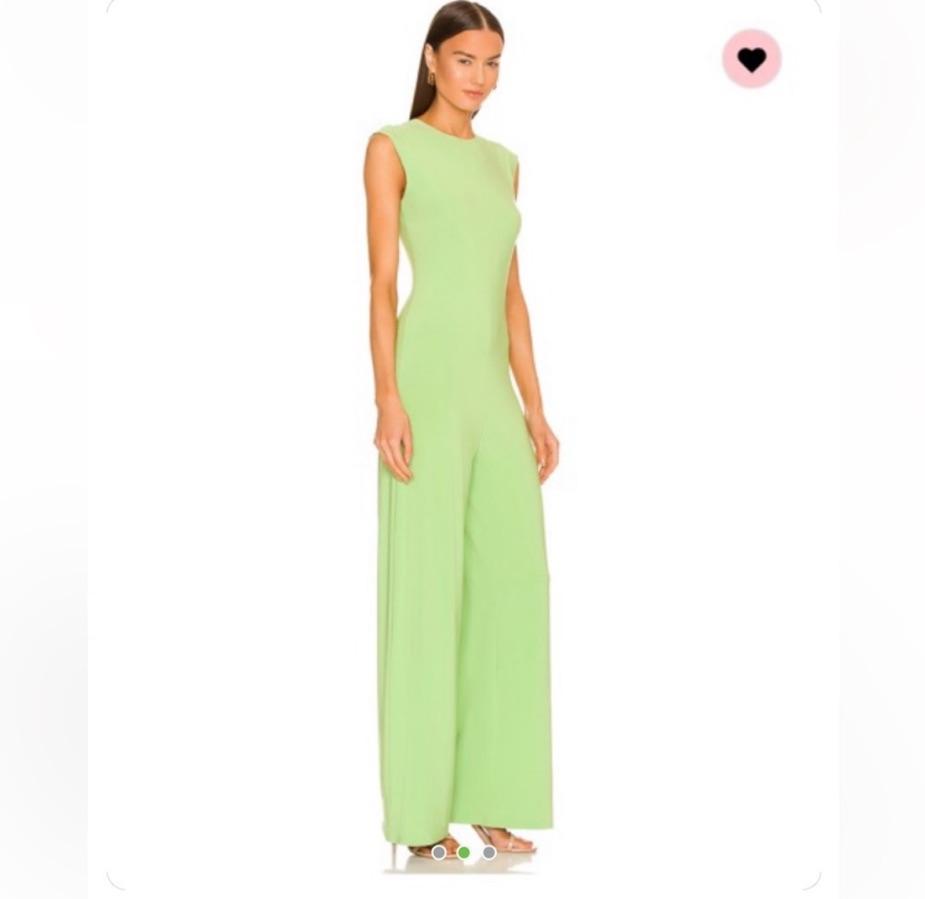 Norma Kamali green jumpsuit  — photo 2 of 2